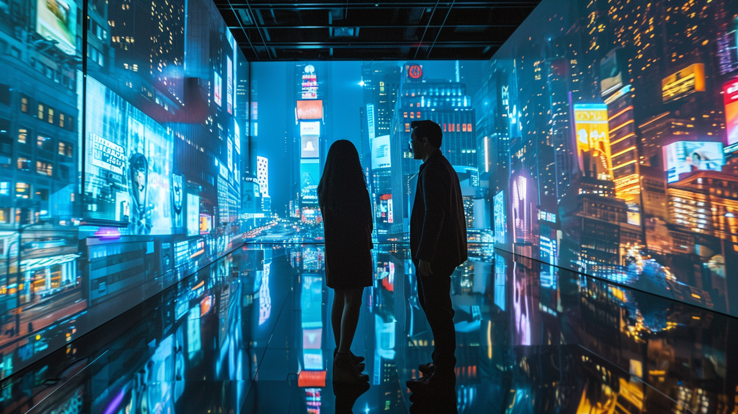 Immersive Holodeck of Times Square New York City