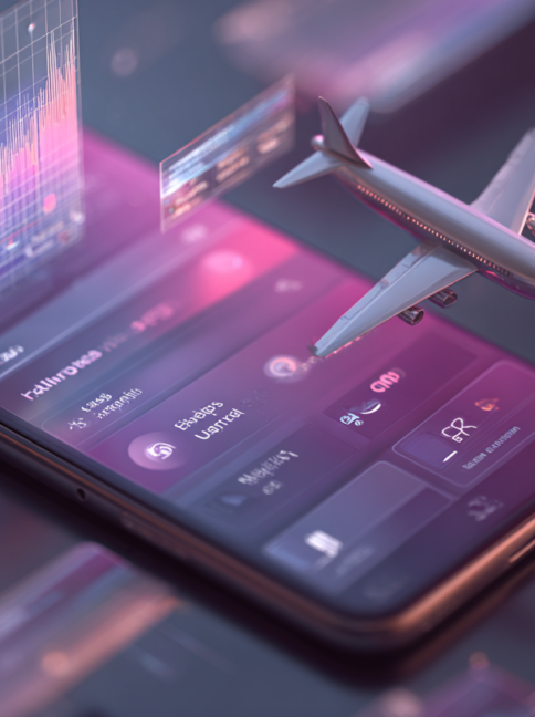 AI predictive analytics recommending personalized travel add-ons during an online booking process